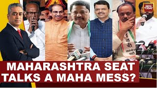 Rajdeep Sardesai LIVE Maharashtra Seat Talks A Maha Mess  Maharashtra Election 2024  News Today [upl. by Odnalra]