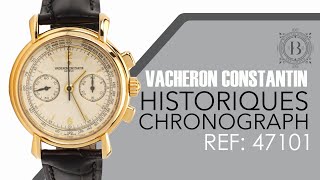 Vacheron Constantin Historiques Chronograph 47101 [upl. by Atnoled]