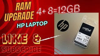 RAM Upgrade 4 GB to 12GB Dual Channel in Laptop🚀🔥 Performance [upl. by Peckham]