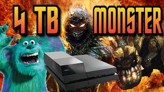 HOW TO  PS4 4TB Upgrade  Formatting Exfat  Playstation 4TB Monster [upl. by Germann]