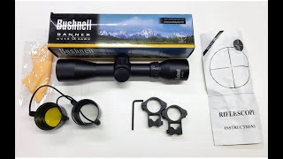 Bushnell 4x32 Air Rifle Scope And SCOPE MOUNTS [upl. by Armin40]