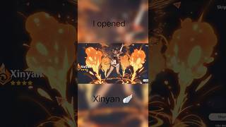 I opened xinyan Genshin impact xinyan genshinimpact hotdrop [upl. by Armahs]