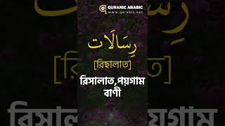 শব্দ ভিডিও ১৮৩। প্রতিদিন আল কুরআনের ৫ টি শব্দ শিখুন ।। Learn 5 words of Quran every day [upl. by Inattyrb107]