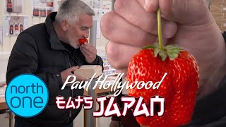 Paul Hollywood eats a £350 Strawberry  Paul Hollwood Eats Japan [upl. by Eltotsira]