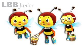 Honey Bees Song  Buzz Buzz  Original Kids Songs  By LBB Junior [upl. by Sirrap]