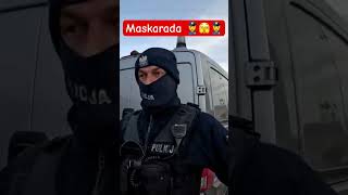 Maskarada 👮‍♂️🫣👮‍♂️policja policjant chwdp dziennikarz press ulica patrol rzeczywistość [upl. by Yauqaj991]