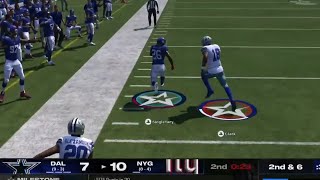 The Rematch  Cowboys vs Giants  REAL LYFE FOOTBALL Franchise [upl. by Esinrahs994]