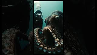 strange underwater world  octopus video in sea  Octopus [upl. by Letrice]