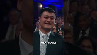 That time Yao Ming TRICKED Shaq  Shaq HOF Speech on Yao Ming 😂 nba shorts edit [upl. by Ainimre]