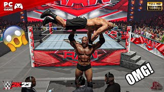 WWE 2K23 Gameplay Goldberg vs Brock Lesnar  No Holds Barred Match [upl. by Eelyme91]