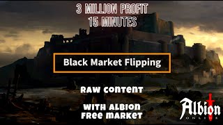 Albion Black Market Flipping 3M in 17 minutes from Caerleon [upl. by Saville642]