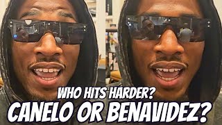 💥💥💥BIGGER PUNCHER CANELO or DAVID BENAVIDEZ Kyrone Davis fought David sparred Canelo reveals truth [upl. by Nohtanoj]