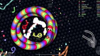 Slitherio AI 100000 Score Epic Slitherio Gameplay 223 [upl. by Tisbee103]