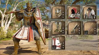 Assassins Creed Valhalla  Saint George Armor Set Mystical Full Upgrade ft Best Rune Build [upl. by Chuch]