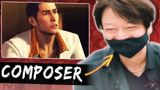 Baka Mitais Composer Reacts to Fan Covers Yakuza Composers Interview [upl. by Adikram]