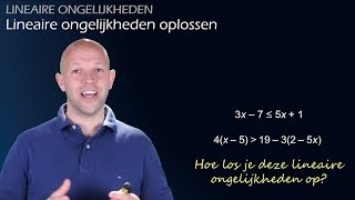 Hoe los je een lineaire ongelijkheid op Havo 3  WiskundeAcademie [upl. by Kosse]