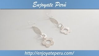 Aretes de Plata Peruana 950 3 [upl. by Welsh]