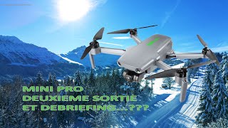 HUBSAN ZINO MINI PRO deuxième sortie et débriefing [upl. by Ronnie]