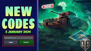 New World Of Tanks Blitz Codes January 2024  WOT Blitz Codes [upl. by Admama]