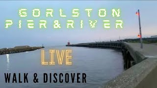 Gorlston pier and river walk and discover subscriber chat [upl. by Adnorrahs]