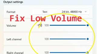 how to fix low volume in Windows 11 [upl. by Aiyram]