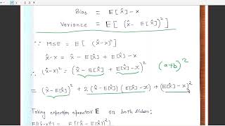 LECTURE 7 Relation between mean square error variance and bias GATEKalmanFilter [upl. by Akoek]