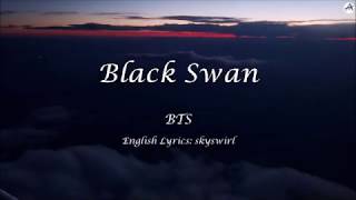 Black Swan  English KARAOKE  BTS [upl. by Risay]