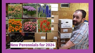 Walters Gardens Unboxing New Perennials 2024 [upl. by Baoj]