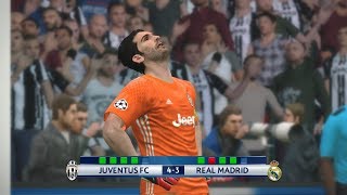 Juventus vs Real Madrid Uefa Champions League Final  PES 2017 Penalty Shootout [upl. by Mccallum]