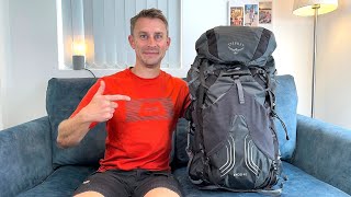 Osprey Exos 48 Backpack Review  the BEST lightweight backpacking bag [upl. by Chauncey]