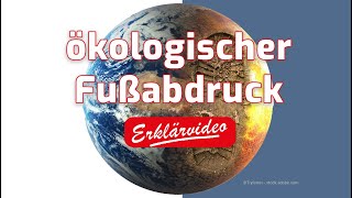 Ökologischer Fußabdruck  Erklärvideo [upl. by Emmery692]