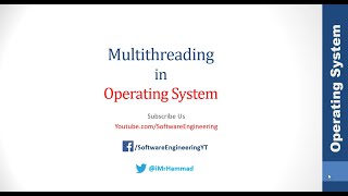 Single threading and multithreading  operating system [upl. by Brote]