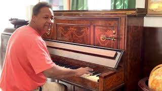 Kris Nicholson Test Drives A 18 Century John Brinsmead amp Sons Upright Piano after Tuning [upl. by Phelan866]