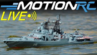 Unboxing the Bancroft Bancroft Udaloy 1100 Scale 649quot Missile Cruiser  Motion RC LIVE [upl. by Sheffy825]