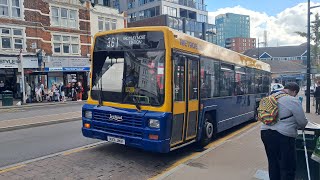 Orpington Garage open Day Leyland Lynx getting paced through Bromley [upl. by Yanrahs689]