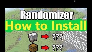 How To Install Minecraft Randomizer By SethBling  Quick Easy and Simple [upl. by Smeaj518]