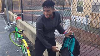 KEazy vLogS Dunking at at Takoma Park Middle School and Lime Bike [upl. by Milano]