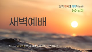 동산교회 2024년 11월 11일 월요일 새벽예배 실황 [upl. by Soph]