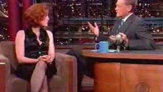 Gillian Anderson on Letterman Part 2 of 2 [upl. by Emmalynne37]