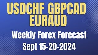 Sept 1520 Forex Forecast USDCHF GBPCAD amp EURAUD Analysis forex [upl. by Anilemrac]