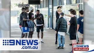 Escalating tensions at Wyndham Vale station  Nine News Australia [upl. by Adihsaar]