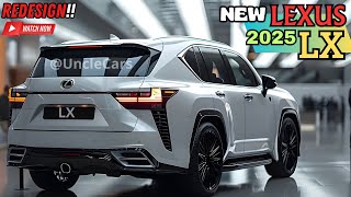 Redesign 2025 Lexus LX  Stunning New Features FIRST LOOK [upl. by Idnarb]