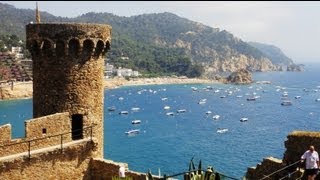 Tossa de Mar Castle  Costa Brava Catalonia Spain [upl. by Halullat66]