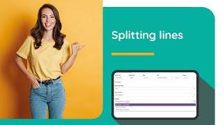 Splitting lines on invoices [upl. by Guod825]