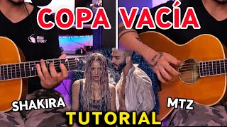 Cómo tocar quotCopa Vacíaquot de Shakira Manuel Turizo en Guitarra Tutorial  PDF GRATIS [upl. by Enileqcaj209]