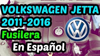 DIAGRAMA de FUSIBLES VOLKSWAGEN JETTA 2011  2016  En Español [upl. by Christean682]