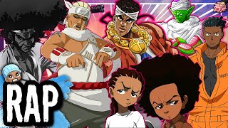 Black Anime Character Rap Cypher  GameboyJones ft Breeton Boi Diggz Da Prophecy amp More [upl. by Laeahcim679]