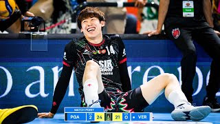 Yuki Ishikawa amp Perugia DESTROYED Verona in Italian Volleyball League 2024 [upl. by Missi547]