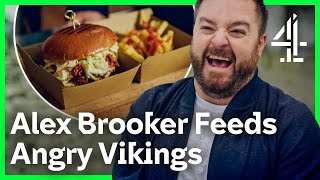 Alex Brooker Goes To WAR with Vikings Over MUSHROOMS  Flex Kitchen [upl. by Yecnuahc]