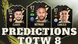 FIFA 22 PREDICTIONS TOTW 8  INVESTISSEMENT TOTW 7 [upl. by Aer]